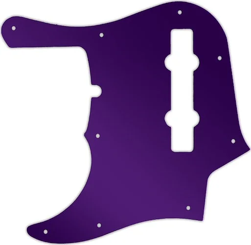 WD Custom Pickguard For Left Hand Fender American Deluxe 1995-Present 22 Fret 5 String Jazz Bass #10PR Purple 