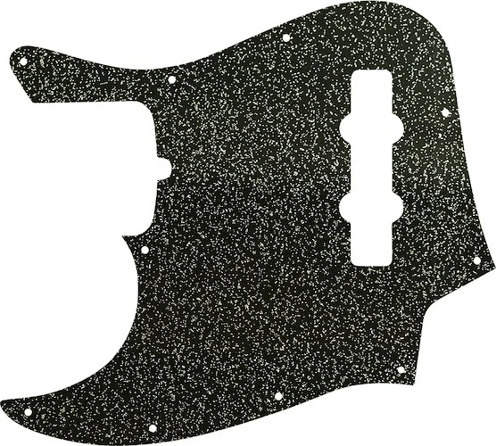 WD Custom Pickguard For Left Hand Fender American Standard Jazz Bass #60BS Black Sparkle 