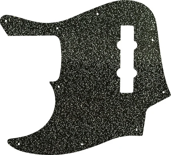 WD Custom Pickguard For Left Hand Fender American Elite Jazz Bass #60BS Black Sparkle 