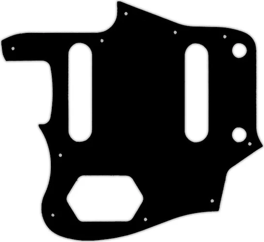 WD Custom Pickguard For Left Hand Fender American Professional Jaguar #03P Black/Parchment/Black