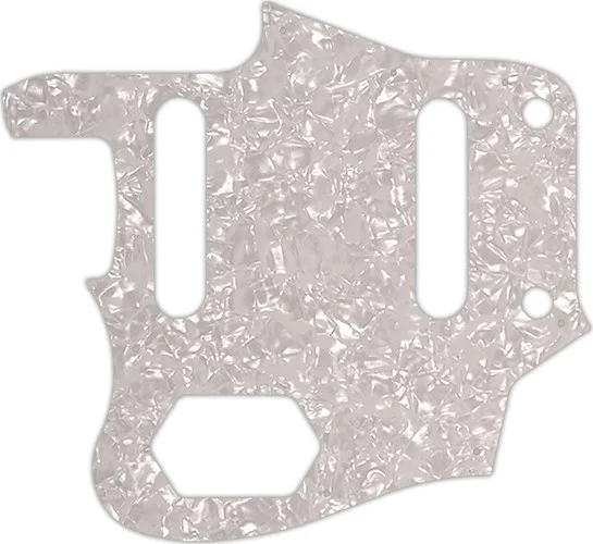 WD Custom Pickguard For Left Hand Fender American Professional Jaguar #28 White Pearl/White/Black/White