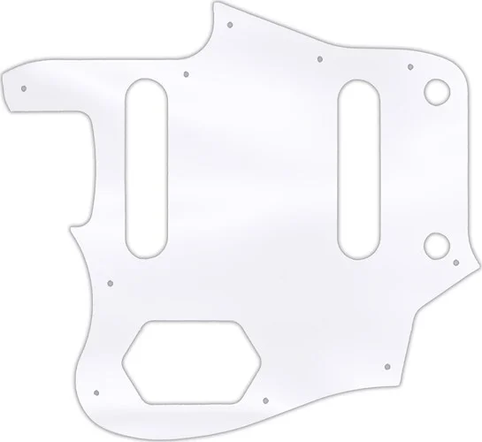 WD Custom Pickguard For Left Hand Fender American Professional Jaguar #45T Clear Acrylic Thin