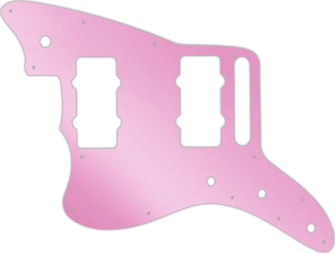 WD Custom Pickguard For Left Hand Fender American Special Jazzmaster #10P Pink Mirror