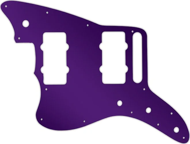 WD Custom Pickguard For Left Hand Fender American Special Jazzmaster #10PR Purple Mirror