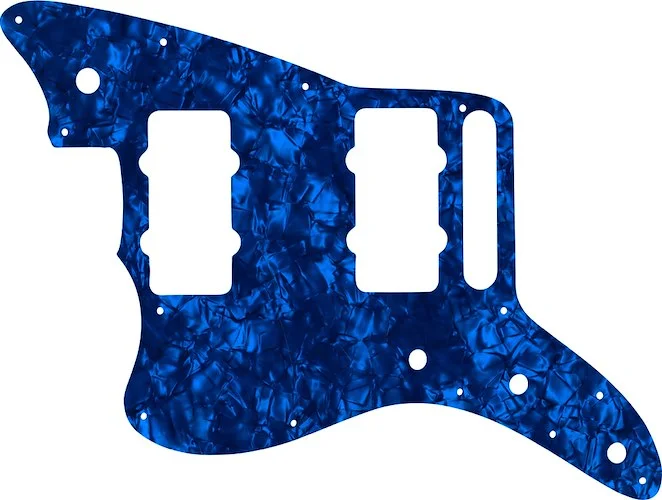 WD Custom Pickguard For Left Hand Fender American Special Jazzmaster #28DBP Dark Blue Pearl/Black/White/Black