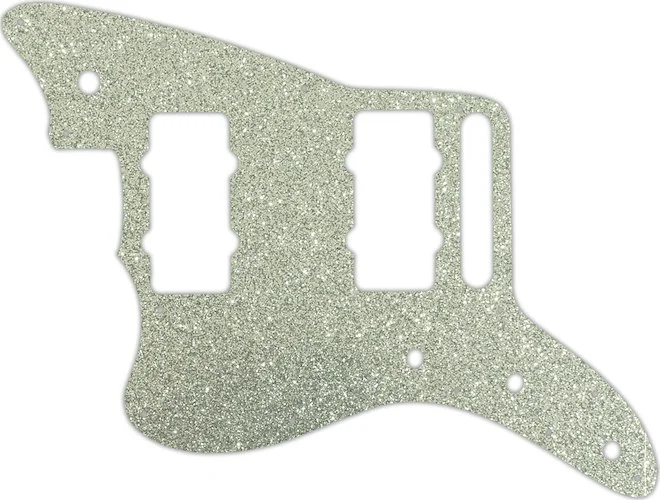WD Custom Pickguard For Left Hand Fender American Special Jazzmaster #60SS Silver Sparkle 