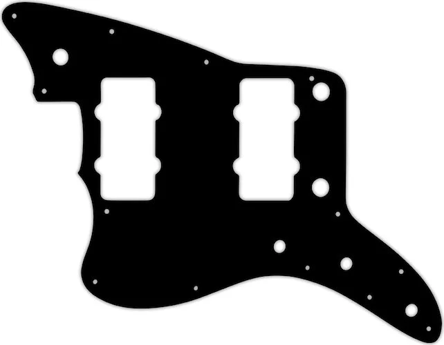 WD Custom Pickguard For Left Hand Fender American Professional Jazzmaster #03P Black/Parchment/Black