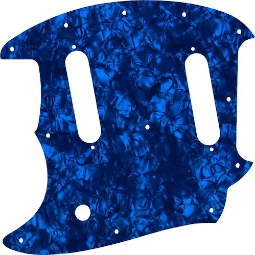 WD Custom Pickguard For Left Hand Fender American Performer Mustang #28DBP Dark Blue Pearl/Black/White/Black
