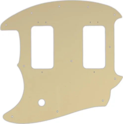 WD Custom Pickguard For Left Hand Fender American Special Mustang #06B Cream/Black/Cream