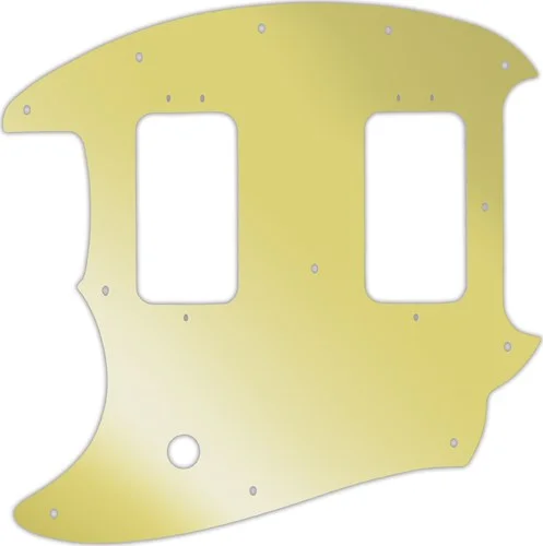 WD Custom Pickguard For Left Hand Fender American Special Mustang #10GD Gold Mirror