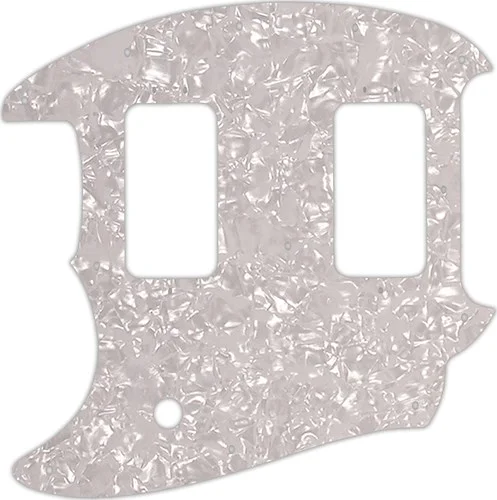 WD Custom Pickguard For Left Hand Fender American Special Mustang #28 White Pearl/White/Black/White