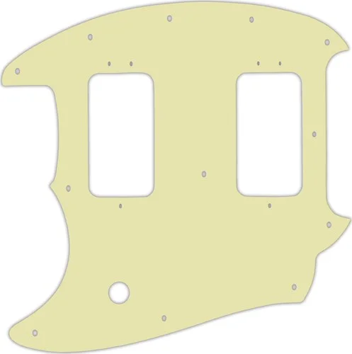 WD Custom Pickguard For Left Hand Fender American Special Mustang #34 Mint Green 3 Ply