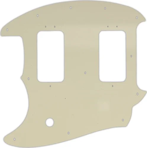 WD Custom Pickguard For Left Hand Fender American Special Mustang #55 Parchment 3 Ply