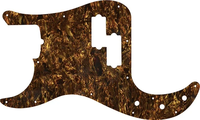 WD Custom Pickguard For Left Hand Fender American Performer Precision Bass #28TBP Tortoise Brown Pearl