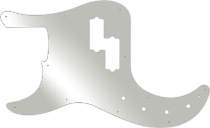 WD Custom Pickguard For Left Hand Fender American Elite Precision Bass #10 Mirror
