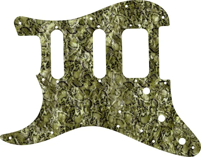 WD Custom Pickguard For Left Hand Fender American Deluxe Stratocaster #31 Snakeskin