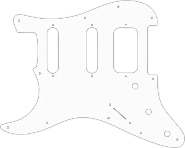 WD Custom Pickguard For Left Hand Fender American Deluxe or Lone Star Stratocaster #04 White/Black/White