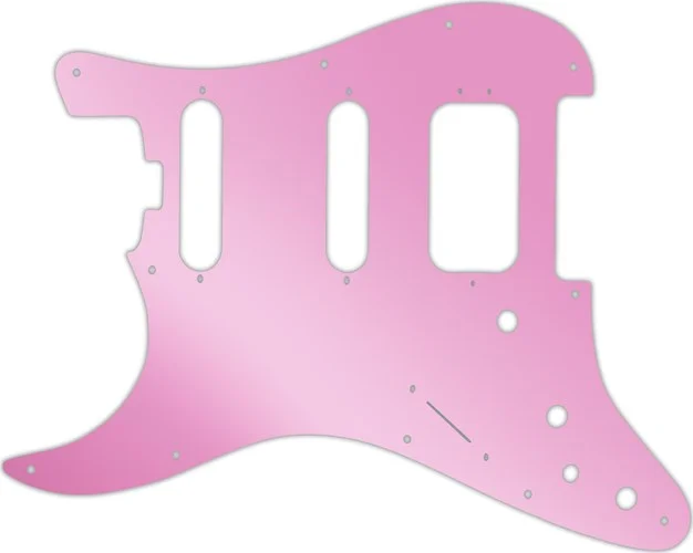 WD Custom Pickguard For Left Hand Fender American Elite Stratocaster HSS #10P Pink Mirror