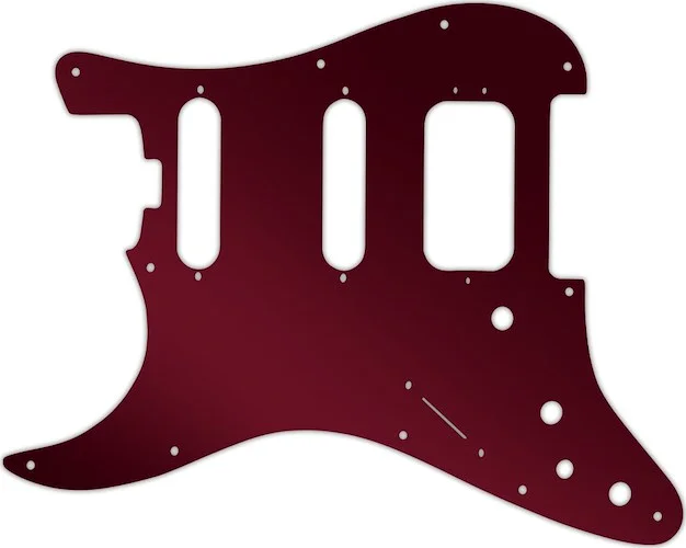 WD Custom Pickguard For Left Hand Fender American Elite Stratocaster HSS #10R Red Mirror