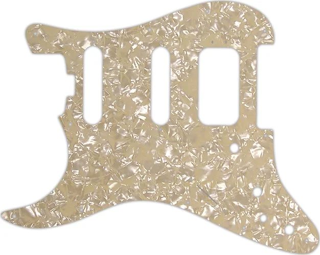 WD Custom Pickguard For Left Hand Fender American Elite Stratocaster HSS #28C Cream Pearl/Cream/Black/Cream