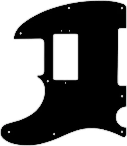 WD Custom Pickguard For Left Hand Fender American Performer Telecaster Humbucker #39 Black/Black/Cr