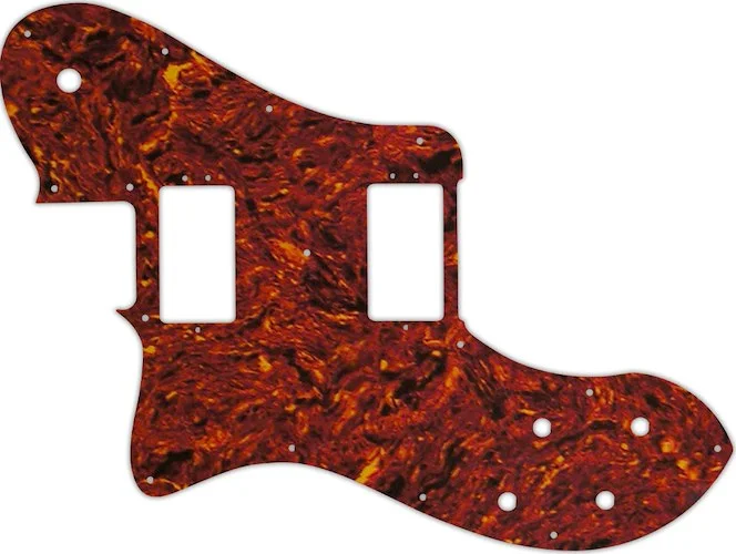WD Custom Pickguard For Left Hand Fender American Professional Deluxe Shawbucker Telecaster #05P Tortoise Shel