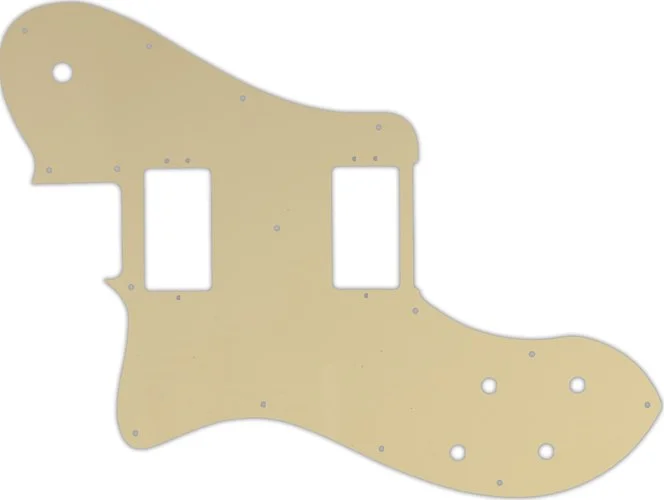 WD Custom Pickguard For Left Hand Fender American Professional Deluxe Shawbucker Telecaster #06 Cream