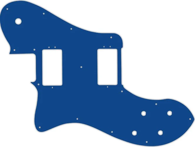 WD Custom Pickguard For Left Hand Fender American Professional Deluxe Shawbucker Telecaster #08 Blue/White/Blu
