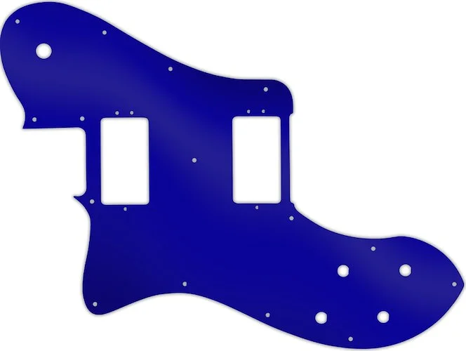 WD Custom Pickguard For Left Hand Fender American Professional Deluxe Shawbucker Telecaster #10DBU Dark Blue M