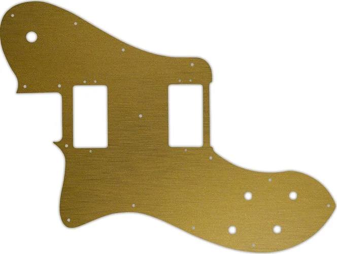 WD Custom Pickguard For Left Hand Fender American Professional Deluxe Shawbucker Telecaster #14 Simulated Brus