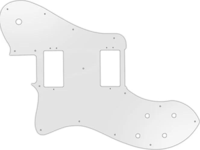 WD Custom Pickguard For Left Hand Fender American Professional Deluxe Shawbucker Telecaster #22 Translucent Mi