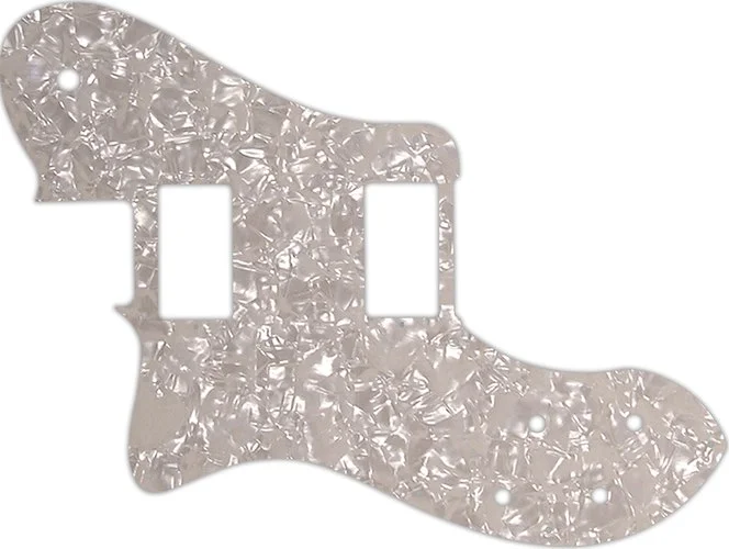 WD Custom Pickguard For Left Hand Fender American Professional Deluxe Shawbucker Telecaster #28A Aged Pearl/Wh