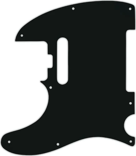 WD Custom Pickguard For Left Hand Fender American Elite Telecaster #01A Black Acrylic