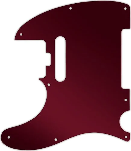 WD Custom Pickguard For Left Hand Fender American Elite Telecaster #10R Red Mirror