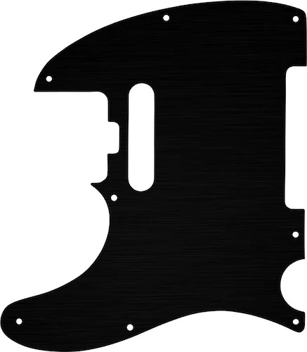 WD Custom Pickguard For Left Hand Fender American Elite Telecaster #27 Simulated Black Anodized