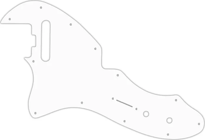 WD Custom Pickguard For Left Hand Fender American Elite Telecaster Thinline #04 White/Black/White