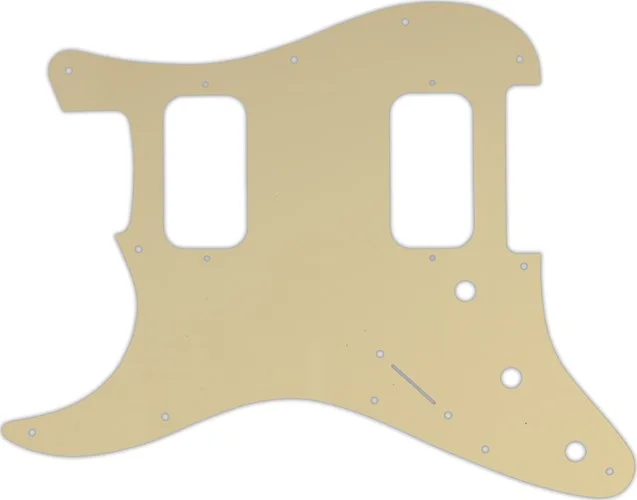 WD Custom Pickguard For Left Hand Fender Big Apple Or Double Fat Stratocaster #06B Cream/Black/Cream