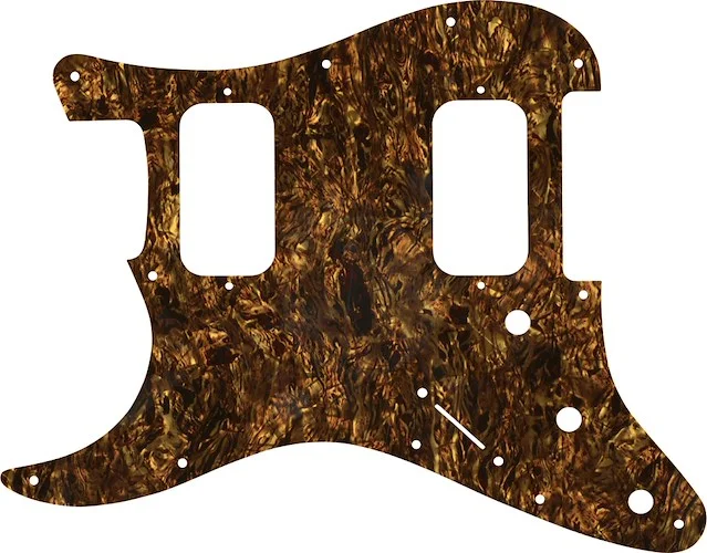 WD Custom Pickguard For Left Hand Fender Big Apple Or Double Fat Stratocaster #28TBP Tortoise Brown Pearl
