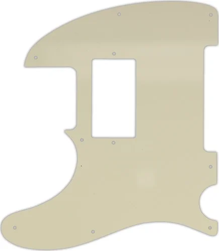 WD Custom Pickguard For Left Hand Fender Blacktop Telecaster #55S Parchment Solid