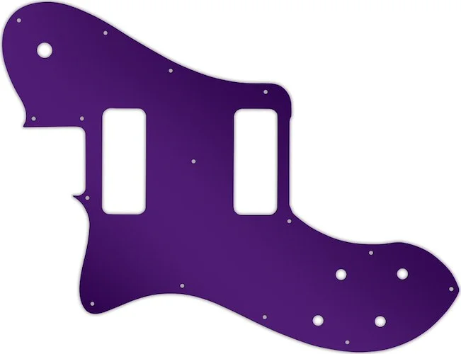 WD Custom Pickguard For Left Hand Fender Classic Player Telecaster Deluxe Black Dove #10PR Purple Mirror