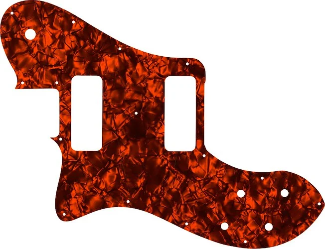 WD Custom Pickguard For Left Hand Fender Classic Player Telecaster Deluxe Black Dove #28OP Orange Pearl/Black/White/Black