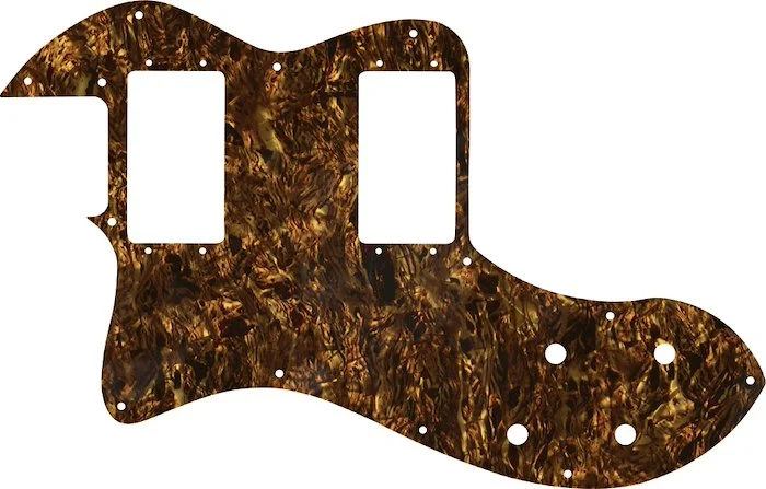 WD Custom Pickguard For Left Hand Fender Classic Player Telecaster Thinline Deluxe #28TBP Tortoise Brown Pearl