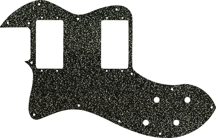 WD Custom Pickguard For Left Hand Fender Classic Player Telecaster Thinline Deluxe #60BS Black Sparkle 