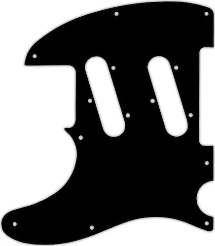 WD Custom Pickguard For Left Hand Fender Classic Player Triple Telecaster #09 Black/White/Black/White/Black