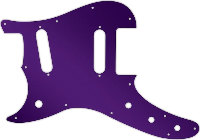 WD Custom Pickguard For Left Hand Fender Duo-Sonic Offset SS #10PR Purple Mirror
