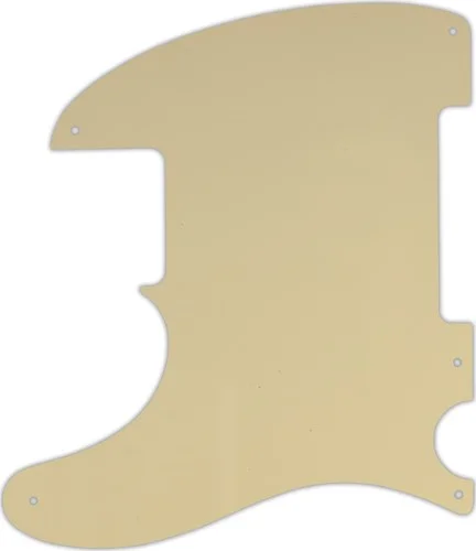 WD Custom Pickguard For Left Hand Fender Esquire Or Telecaster #06T Cream Thin