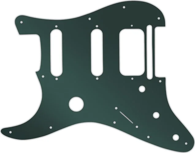 WD Custom Pickguard For Left Hand Fender Fishman TriplePlay Stratocaster HSS #10S Smoke Mirror