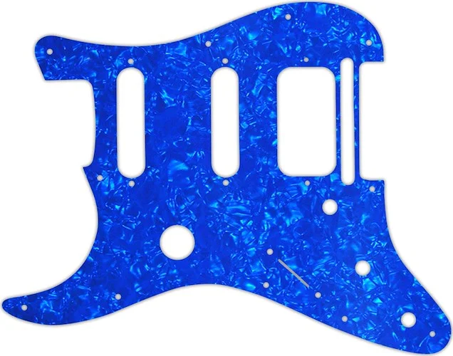 WD Custom Pickguard For Left Hand Fender Fishman TriplePlay Stratocaster HSS #28BU Blue Pearl/White/Black/Whit