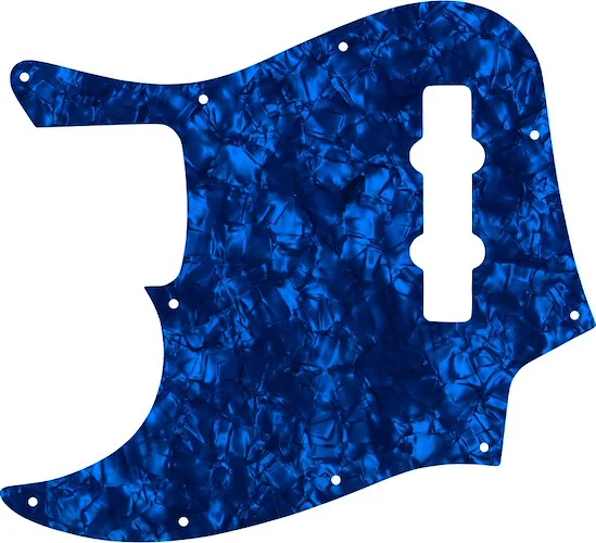 WD Custom Pickguard For Left Hand Fender Highway One Jazz Bass #28DBP Dark Blue Pearl/Black/White/Black