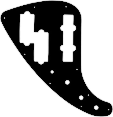 WD Custom Pickguard For Left Hand Fender JP-90 Jazz Bass #38 Black/Cream/Black